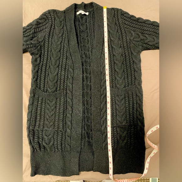 Knitted Mid-length Cardigan - Picture 5 of 6